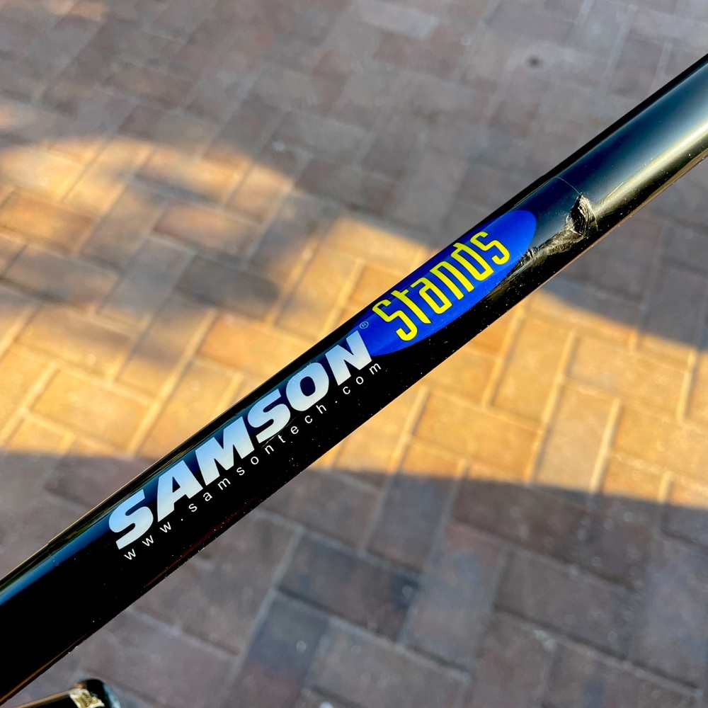 Samson Tripod Microphone Stand With Microphone Holder